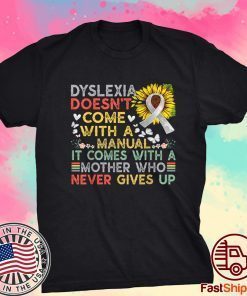 Dyslexia awareness mother dyslexic warrior vintage shirt