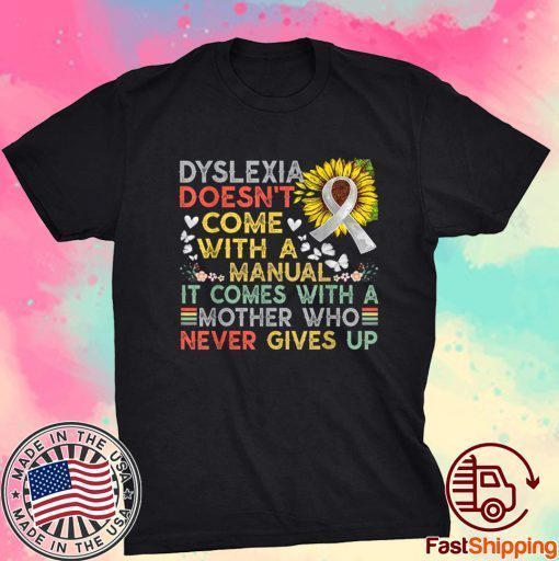 Dyslexia awareness mother dyslexic warrior vintage shirt