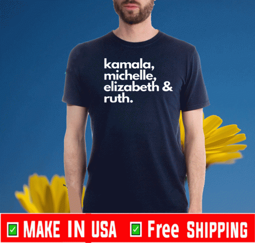 Feminist Political Icon, Kamala, Michelle, RBG, Elizabeth 2020 T-Shirt