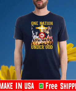 Firefighter one nation under god Shirt