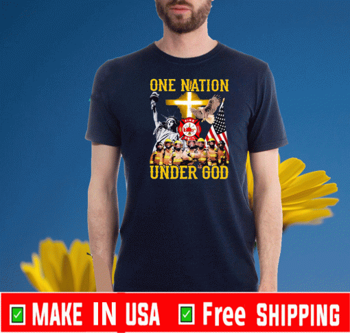 Firefighter one nation under god Shirt
