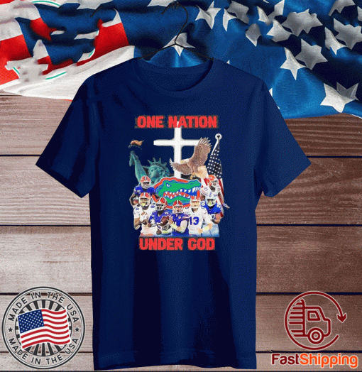 Florida gators one nation under god 2020 T-Shirt