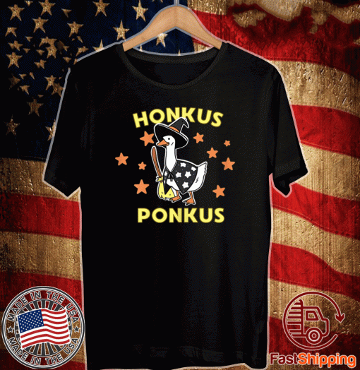 Halloween Witches Honk Goose Cute Honkus Ponkus T-Shirt