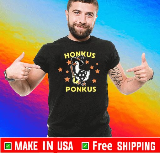 Halloween Witches Honk Goose Cute Honkus Ponkus T-Shirt