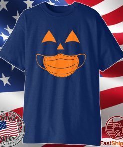 Halloween Pumpkin Wearing A Mask 2020 Jackolantern Shirt