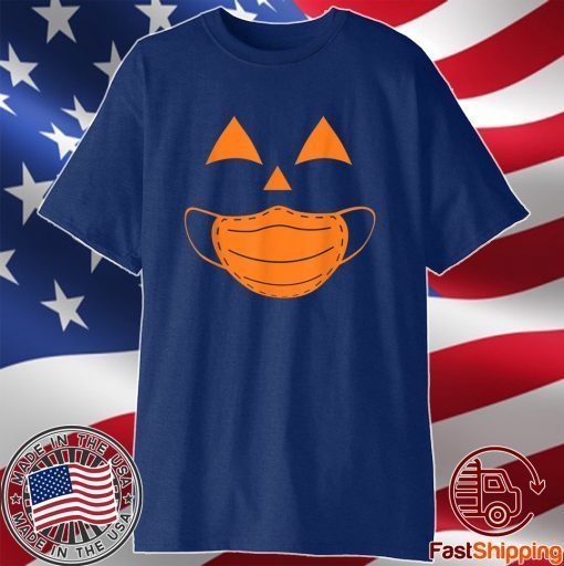 Halloween Pumpkin Wearing A Mask 2020 Jackolantern Shirt