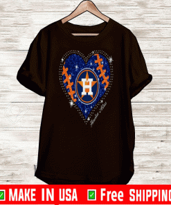 Glitter Love Houston Astros T-Shirt T-Shirt