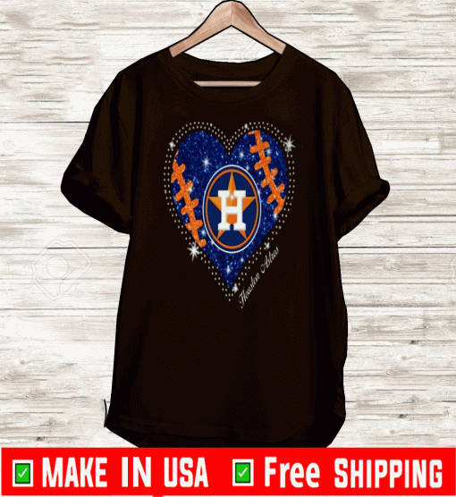 Glitter Love Houston Astros T-Shirt T-Shirt