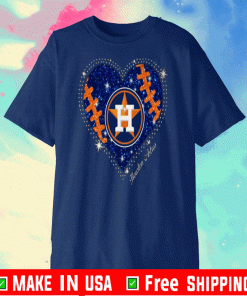 Glitter Love Houston Astros T-Shirt T-Shirt