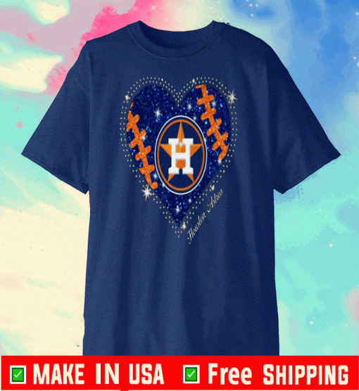 Glitter Love Houston Astros T-Shirt T-Shirt