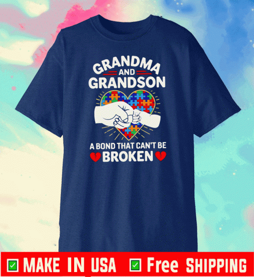 Grandma And Grandson A Bond That Can’t Be Broken Shirt