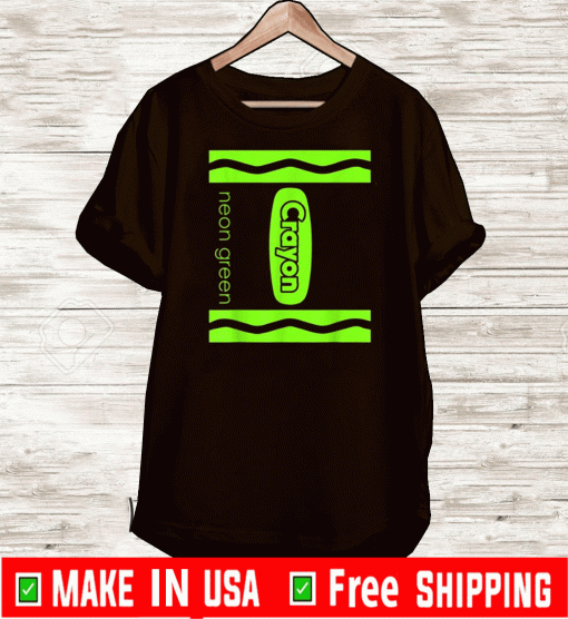 Green Crayon Box Halloween Costume Couple Groups 2020 T-Shirt