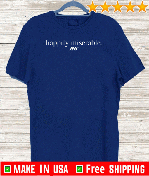 HAPPILY MISERABLE JULIAN EDELMAN BARRIE TEE SHIRTS