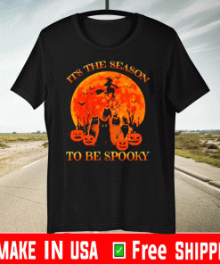 Halloween Cat Its The Season To Be Spooky Official T-Shirt