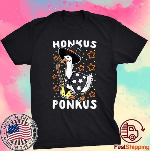 Halloween Witches Duck Cute Honkus Ponkus T-Shirt