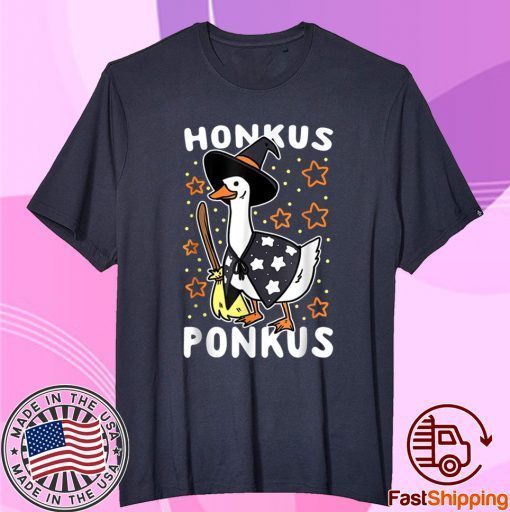 Halloween Witches Duck Cute Honkus Ponkus T-Shirt