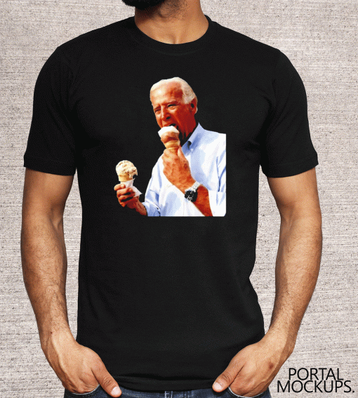 Joe Biden Eating Ice Cream US T-Shirt