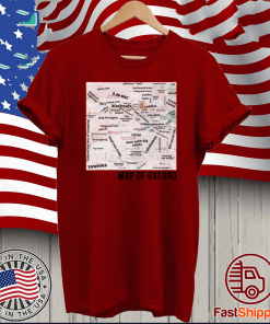 MAP OF OXFORD TEE SHIRTS