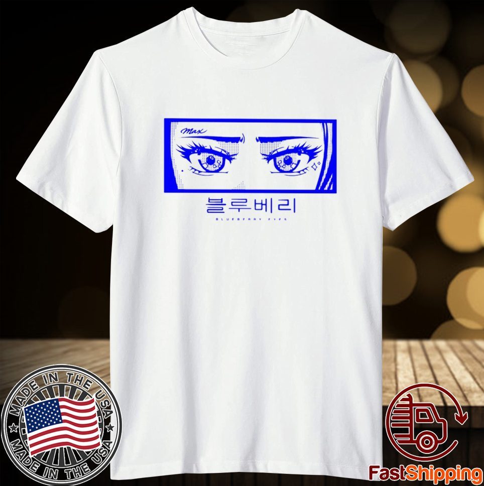 max blueberry eyes shirt