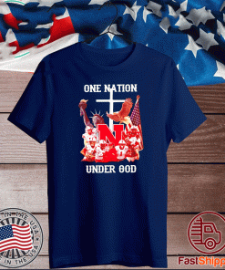 Nebraska Cornhuskers One nation under god 2020 T-Shirt