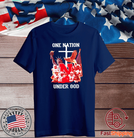 Nebraska Cornhuskers One nation under god 2020 T-Shirt