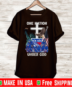 New York Rangers one nation under God 2020 T-Shirt