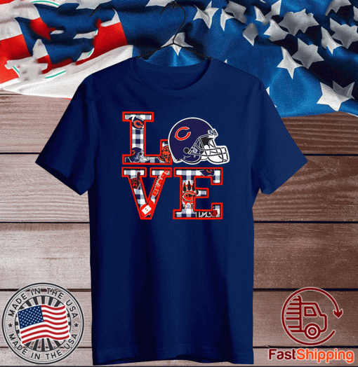 Official Love Chicago Bears T-Shirt