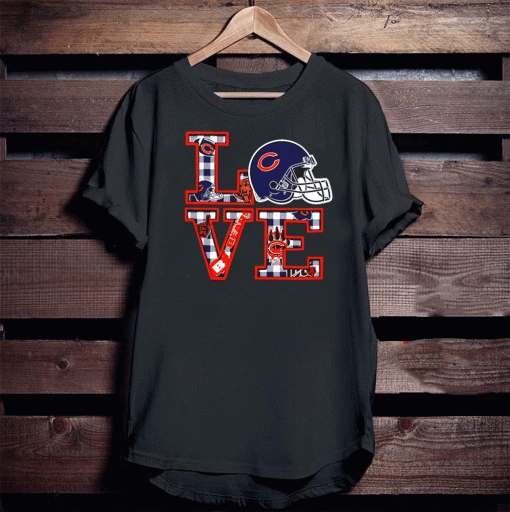 Official Love Chicago Bears T-Shirt