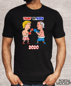 Trump vs. Biden 2020 Flag US T-Shirt