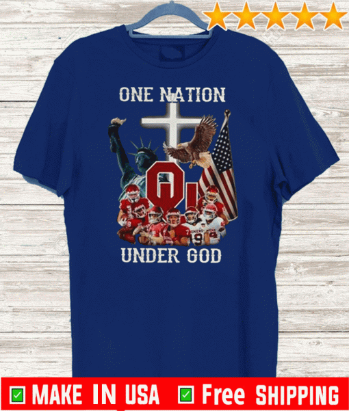 Oklahoma Sooners one nation under god Shirt