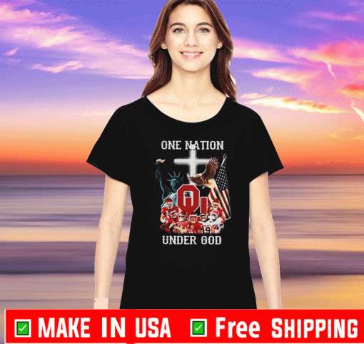 Oklahoma Sooners one nation under god US T-Shirt