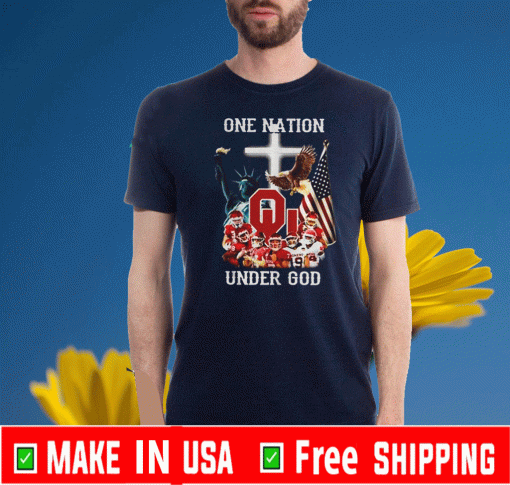 Oklahoma Sooners one nation under god US T-Shirt