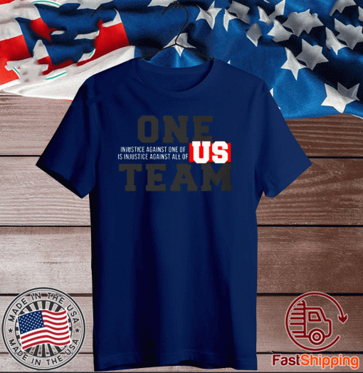 One Team US NFL End Racism Shirt