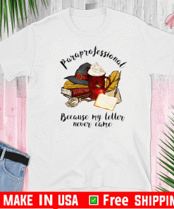 Paraprofessional Because My Letter Never Came Halloween 2020 T-Shirt