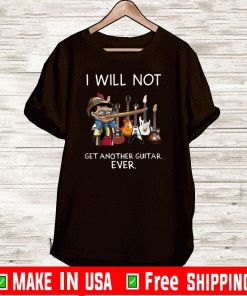 Pinocchio I Will Not Get Another Guitar Ever 2020 T-Shirt