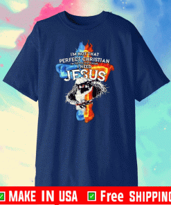 Pretty I’m Not That Perfect Christian I’m The One That Knows I Need Jesus Shirt