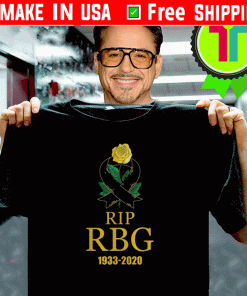 RBG RIP Ruth Bader Ginsburg 1933 2020 T-Shirt