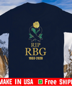 RBG RIP Ruth Bader Ginsburg 1933 2020 T-Shirt