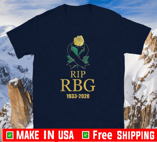 RBG RIP Ruth Bader Ginsburg 1933 2020 T-Shirt