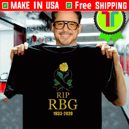 RBG RIP Ruth Bader Ginsburg 1933 2020 T-Shirt