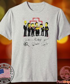 Rammstein Simpsons Flake Signatures Shirt