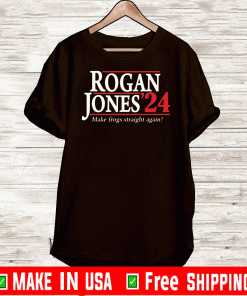 Rogan jones 2024 make frogs straight again T-Shirt 