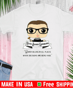 Ruth Bader Ginsburg Shirt - Be Independent Feminist T-Shirt