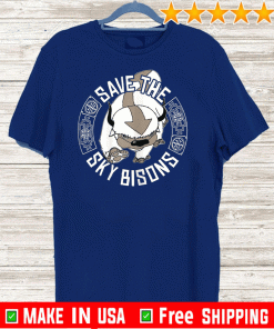 Save The Sky Bisons With Bison Head 2020 T-Shirt