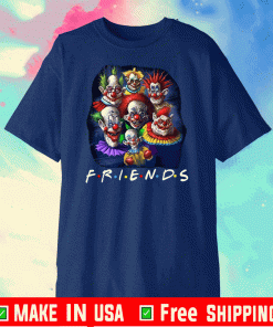 Scary Clown Drawing Movie Friends Halloween 2020 T-Shirt