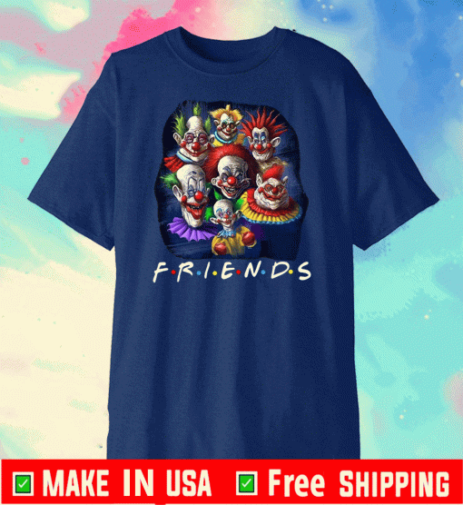 Scary Clown Drawing Movie Friends Halloween 2020 T-Shirt