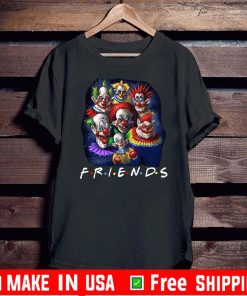 Scary Clown Drawing Movie Friends Halloween 2020 T-Shirt