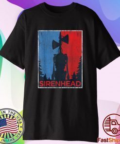 Scary Siren Head creature vintage meme character shirt