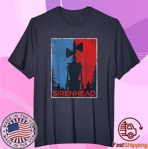 Scary Siren Head creature vintage meme character shirt