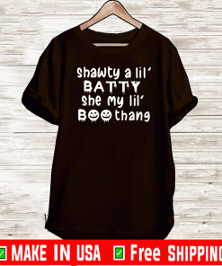 Shawty a lil batty she my lil boo thang Halloween T-Shirt